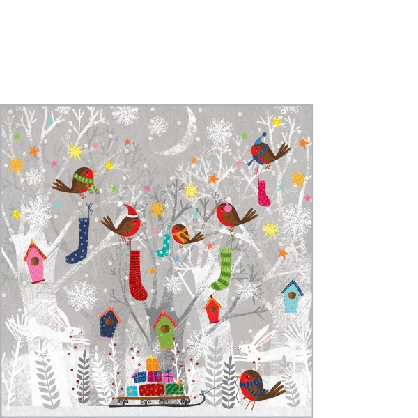 Tree Party Cocktail Napkins 25x25 cm