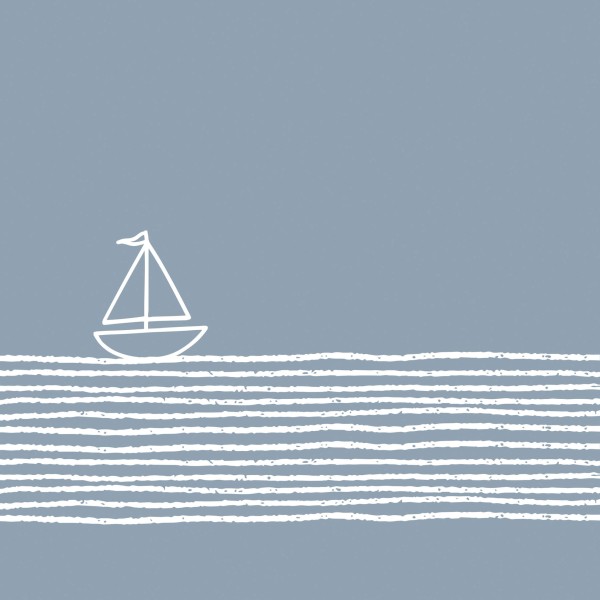 Pure Sailing blue Lunch Napkins 33x33 cm