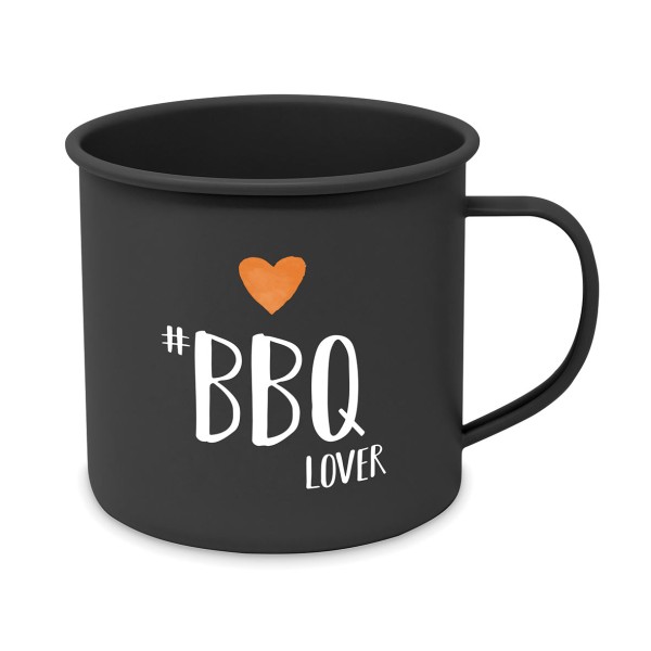 BBQ Lover Happy Metal Mug