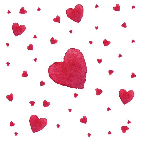 Love Splash Napkins 33x33 cm