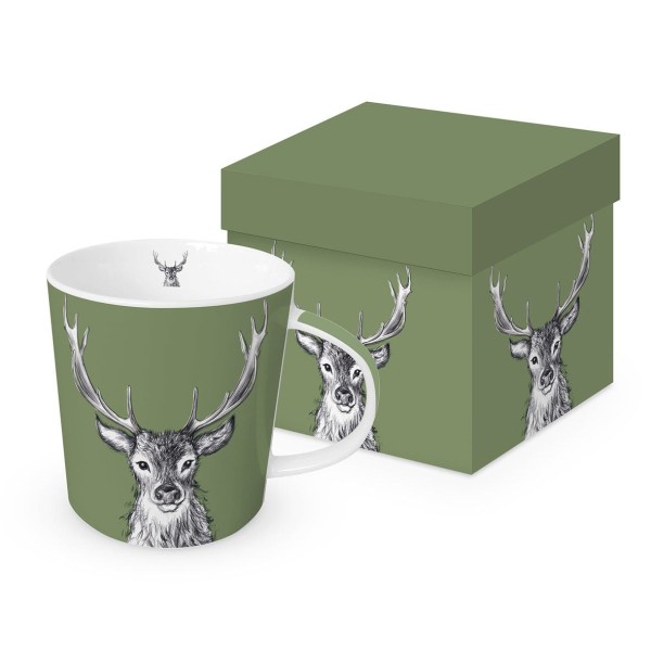 Paul green Mug in gift box New Bone China 400 ml