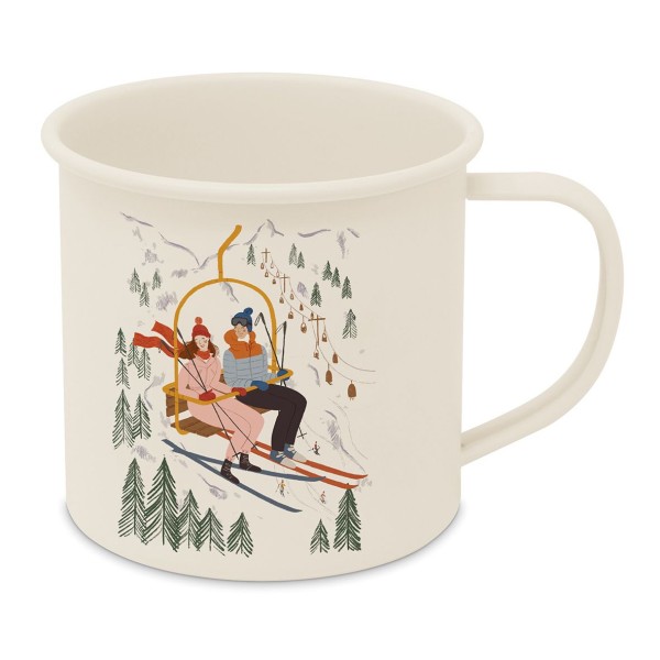 Zermatt Happy Metall Mug, 0,5l