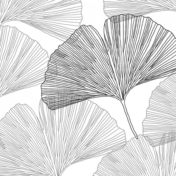 Gingko Leaves Lunch Napkins 33x33 cm