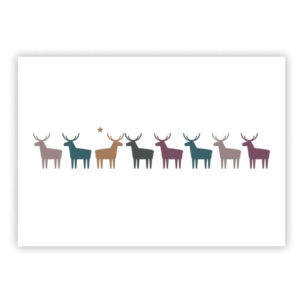 Pure Deers Postcard
