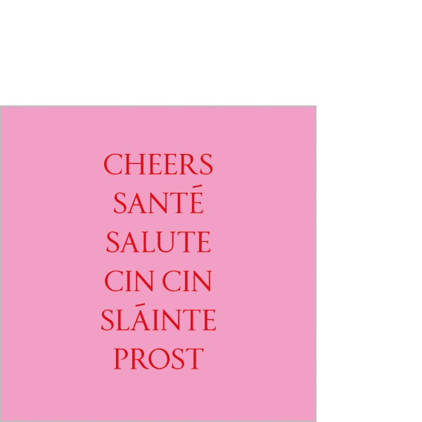 Perfectly Imperfect Cocktail Napkins 25x25 cm