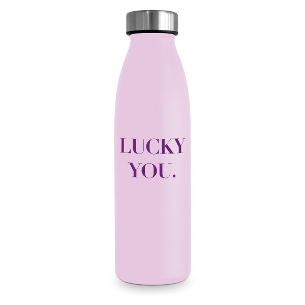 Lucky You. Thermo Designflasche, 500ml