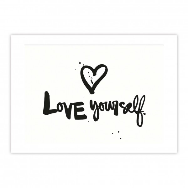 Love yourself Postcard