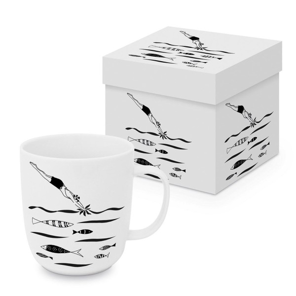Atelier Plongeuse Mug matte in gift box 350ml New Bone China