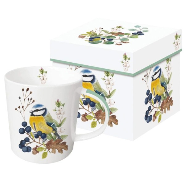 Oiseau en Nature Mug in gift box 350ml New Bone China